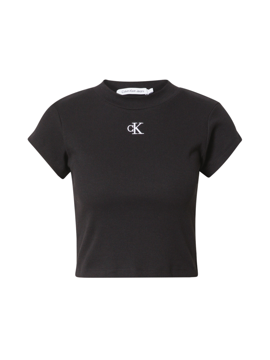 Calvin Klein Jeans Póló  fekete / fehér-Hungary