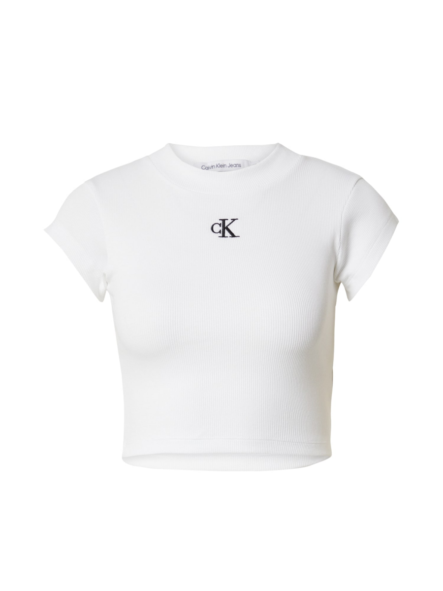 Calvin Klein Jeans Póló  fekete / fehér-Hungary