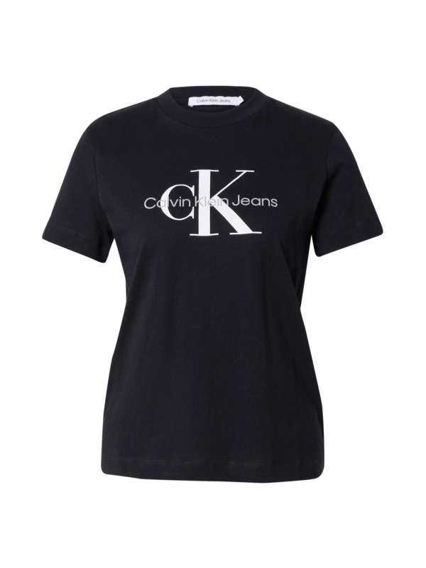 Calvin Klein Jeans Póló  fekete / fehér-Hungary