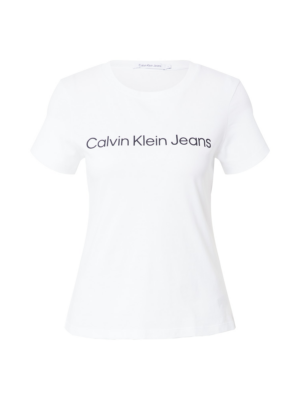 Calvin Klein Jeans Póló  fekete / fehér-Hungary