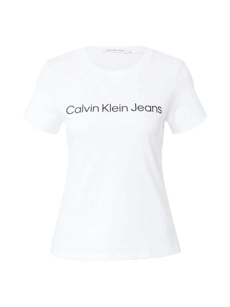 Calvin Klein Jeans Póló  fekete / fehér-Hungary