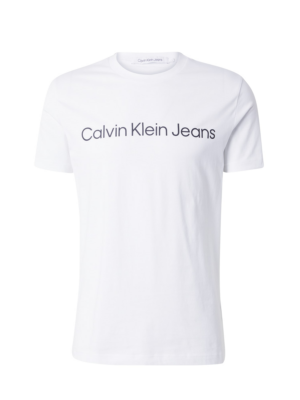 Calvin Klein Jeans Póló  fekete / fehér-Hungary