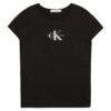 Calvin Klein Jeans Póló  fekete / fehér-hu