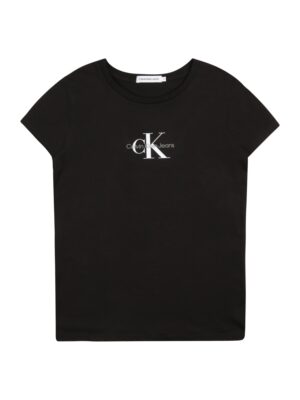 Calvin Klein Jeans Póló  fekete / fehér-hu
