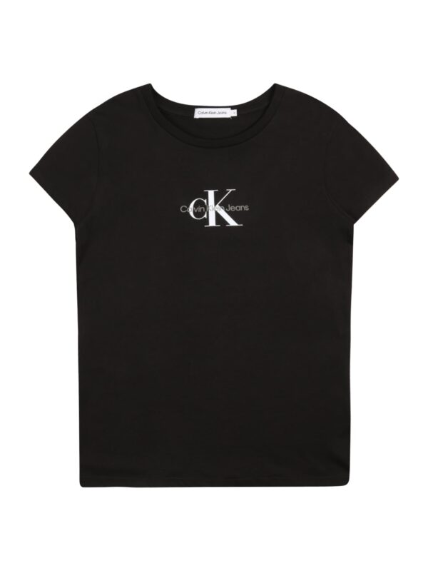 Calvin Klein Jeans Póló  fekete / fehér-hu