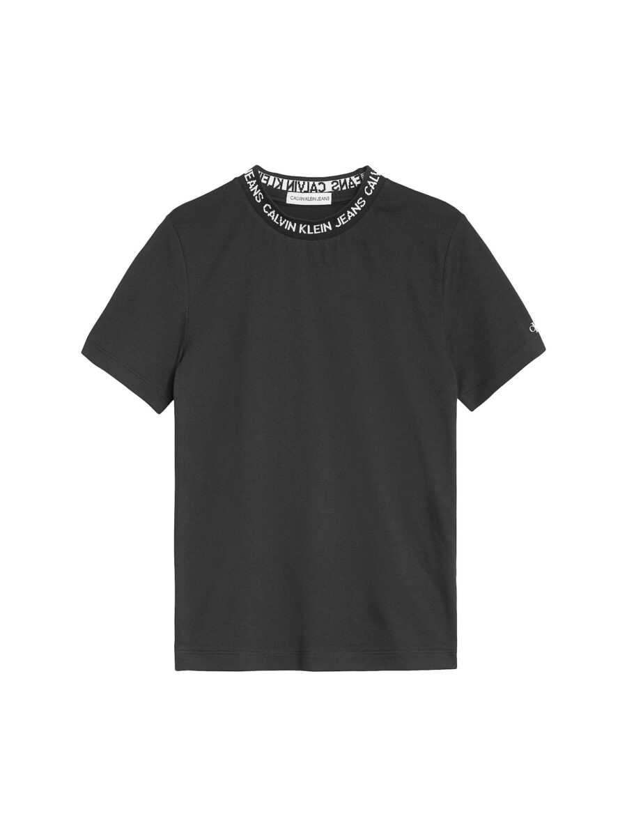 Calvin Klein Jeans Póló  fekete / fehér-hu