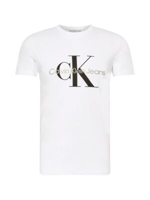 Calvin Klein Jeans Póló  kő / fekete / fehér-hu