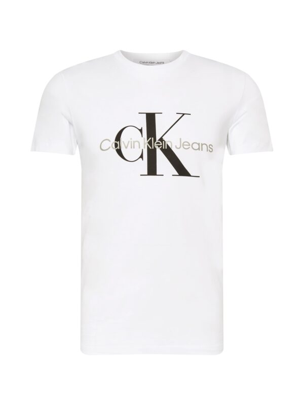 Calvin Klein Jeans Póló  kő / fekete / fehér-hu