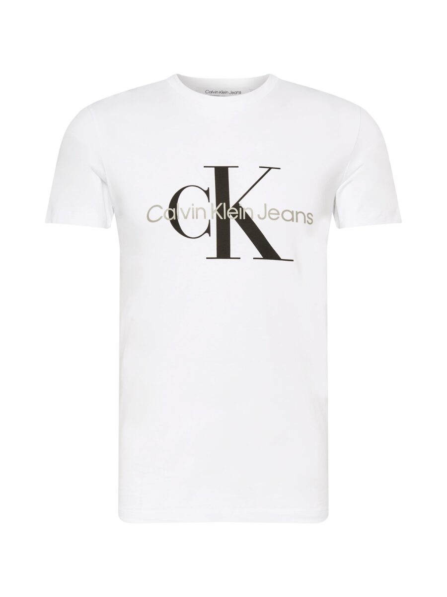 Calvin Klein Jeans Póló  kő / fekete / fehér-hu