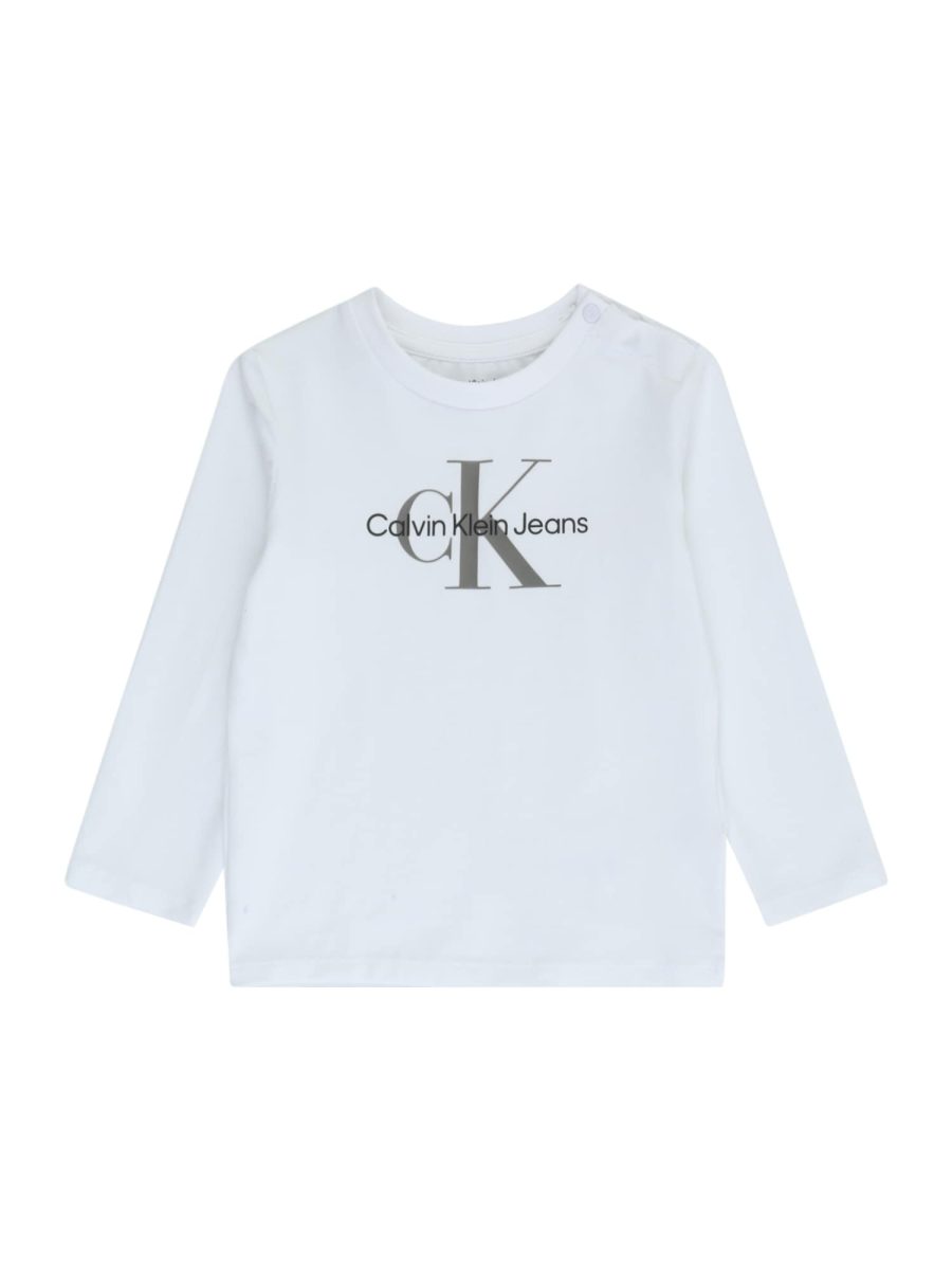 Calvin Klein Jeans Póló  sötétszürke / fekete / piszkosfehér-Ár