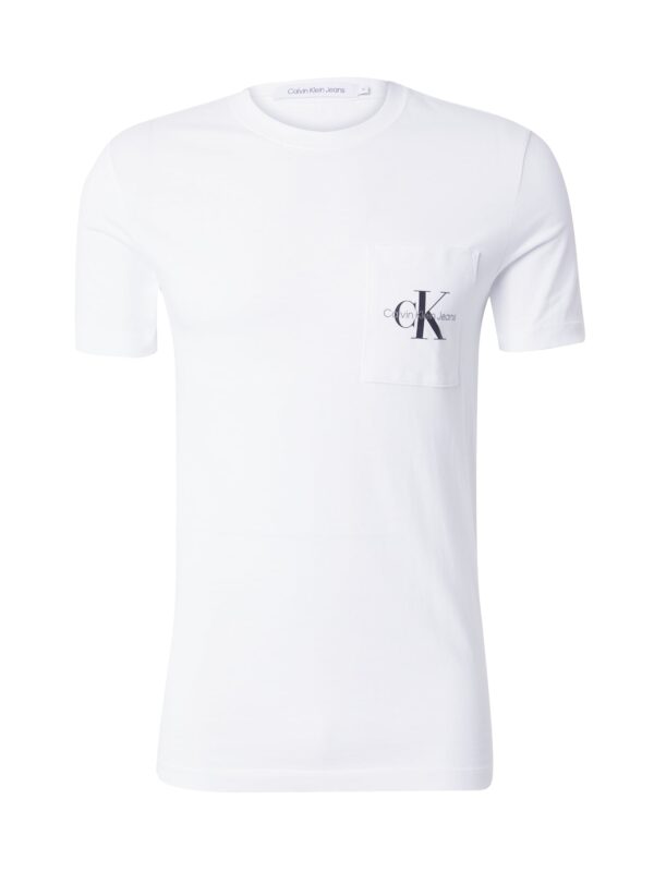 Calvin Klein Jeans Póló  szürke / fekete / fehér-hu