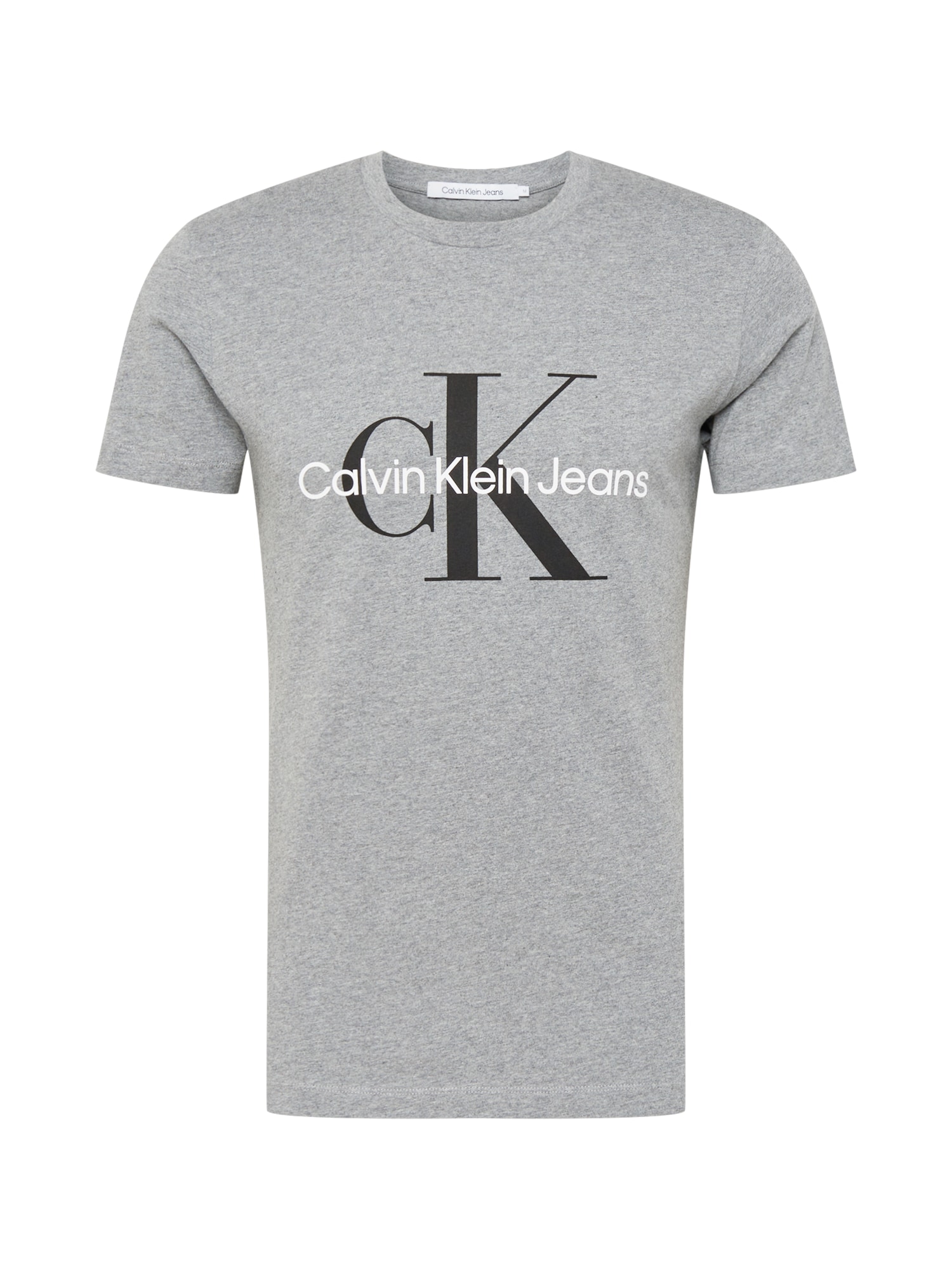 Calvin Klein Jeans Póló  szürke melír / fekete / fehér-hu