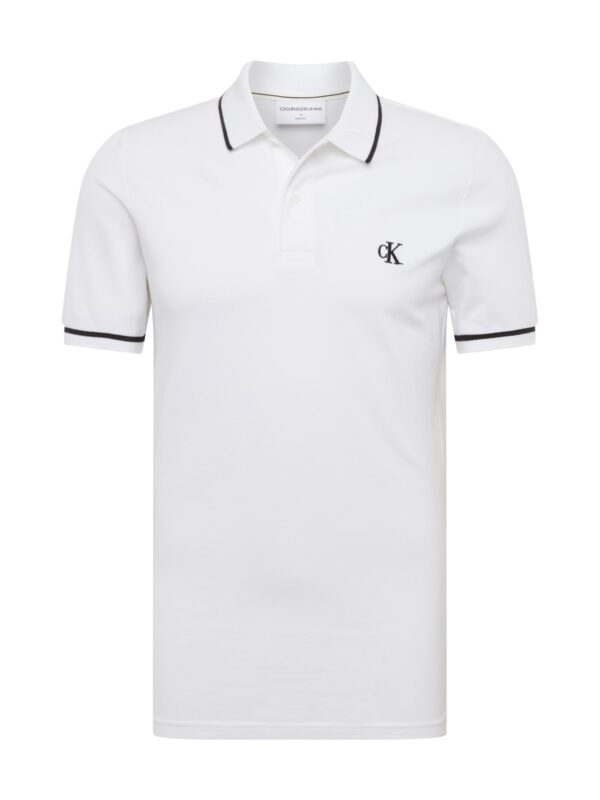 Calvin Klein Jeans Póló  tengerészkék / piszkosfehér-hu