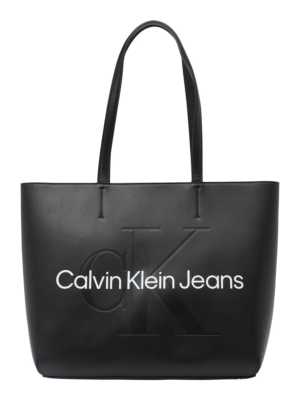 Calvin Klein Jeans Shopper táska  fekete / fehér-Hungary