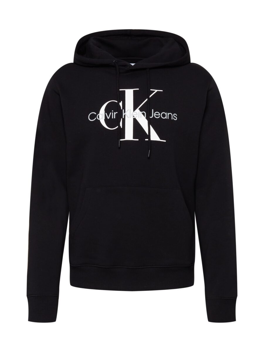 Calvin Klein Jeans Tréning póló  világosszürke / fekete / fehér-hu