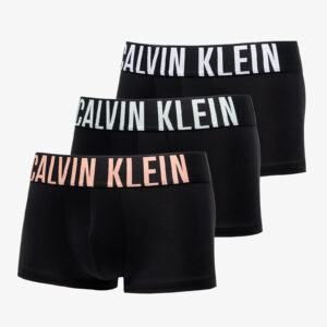 Calvin Klein Low Rise Microfiber Stretch Trunk 3-Pack Black S-alacsony-ár