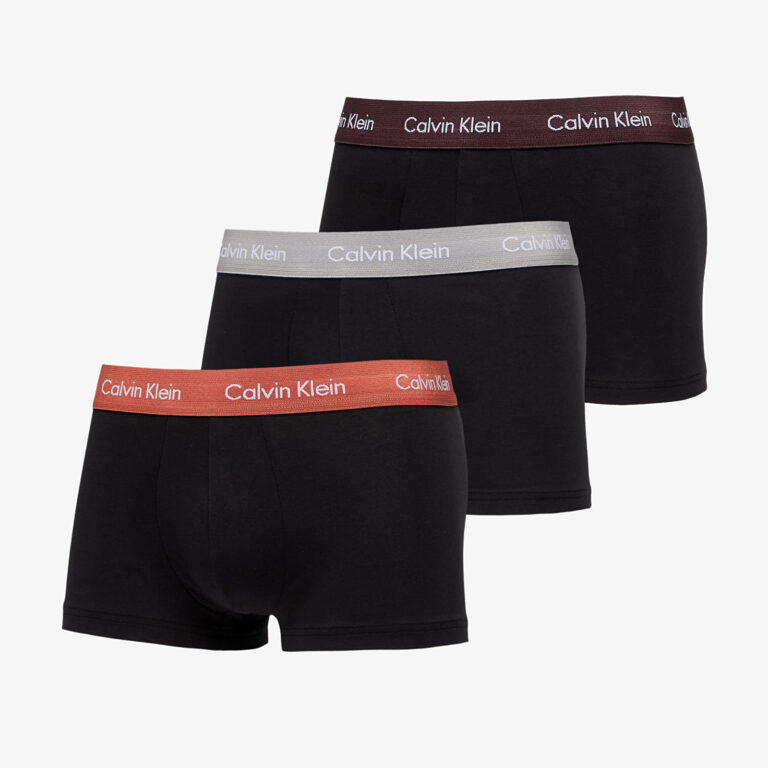 Calvin Klein Low Rise Trunk 3-Pack Black S-alacsony-ár