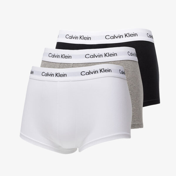 Calvin Klein Low Rise Trunks 3 Pack Black/ White/ Grey L-alacsony-ár