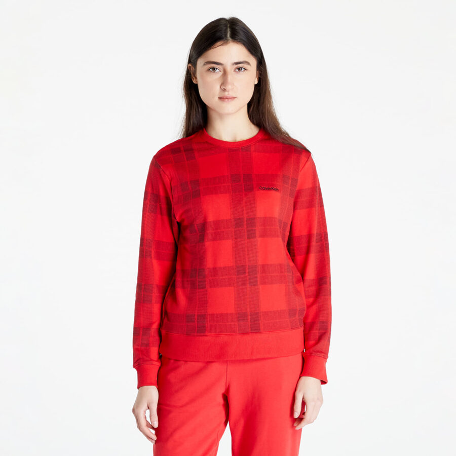 Calvin Klein Mc Holiday Lw Rf L/S Sweatshirt Textured Plaid/ Exact S-alacsony-ár