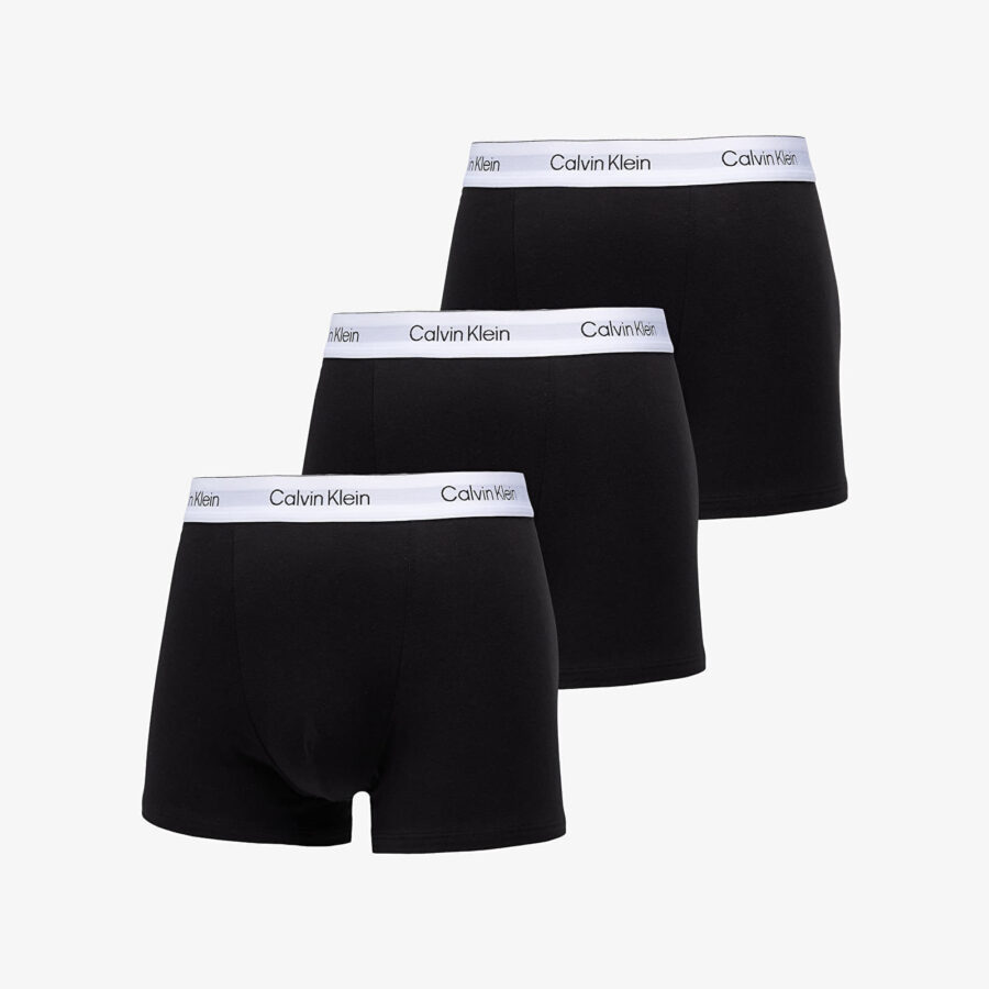 Calvin Klein Relaxed Fit Cotton Stretch Trunk 3-Pack Black M-alacsony-ár