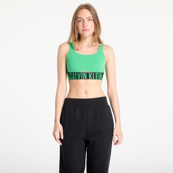 Calvin Klein Sport Intense Power Medium Mesh Bra Blossom Green L-alacsony-ár