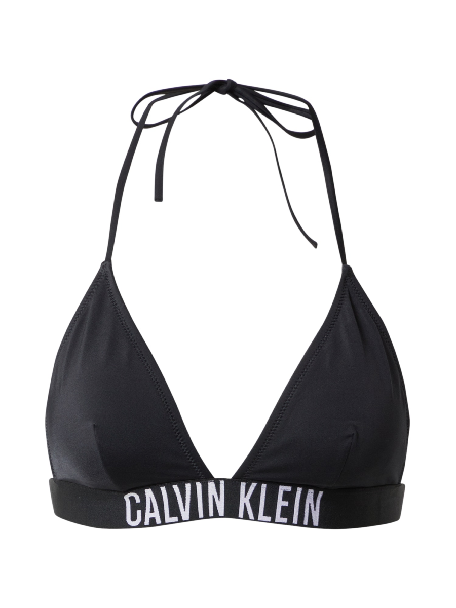 Calvin Klein Swimwear Bikini felső  fekete / fehér-Hungary