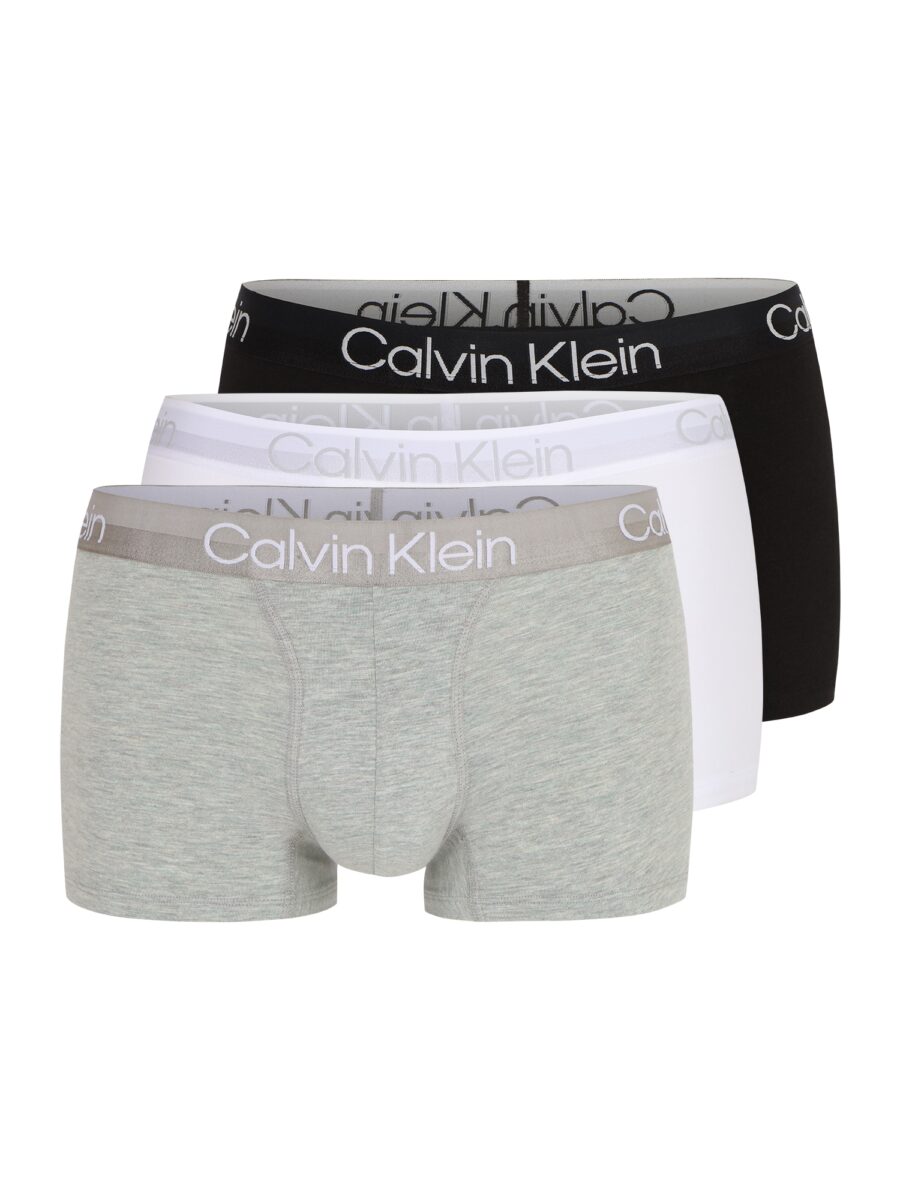 Calvin Klein Underwear Boxeralsók  szürke / fekete / fehér-hu