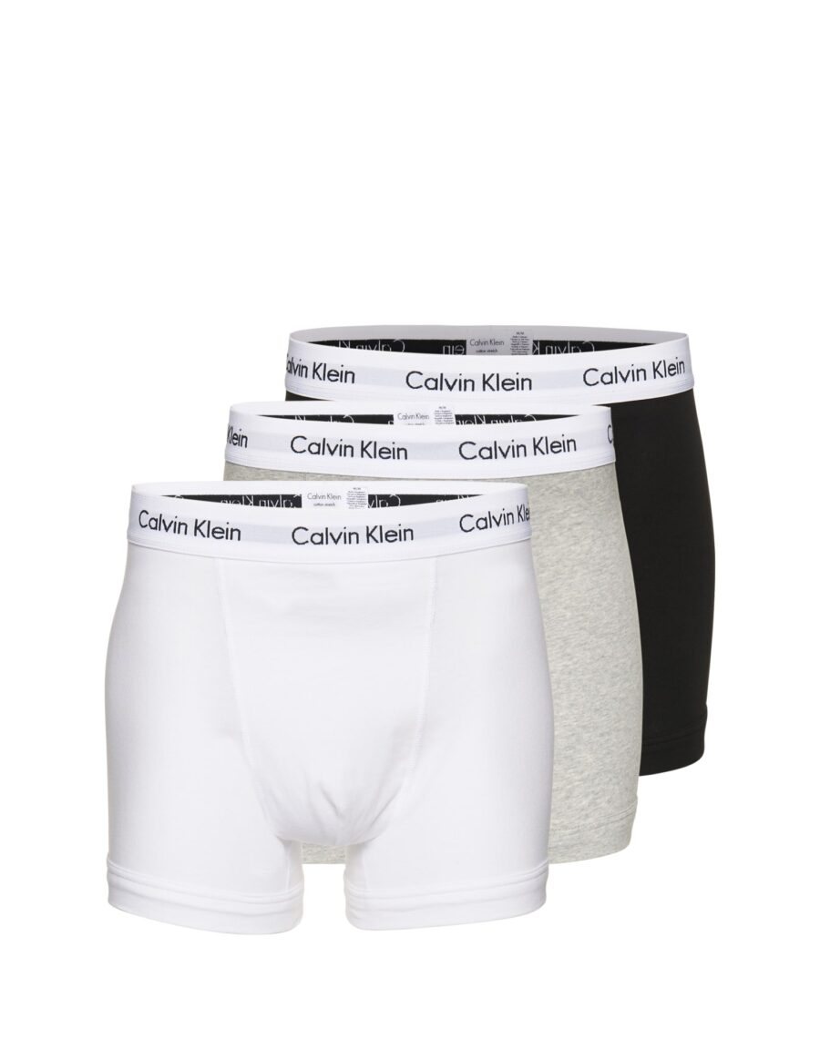 Calvin Klein Underwear Boxeralsók  szürke melír / fekete / fehér-hu