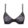 Calvin Klein Underwear Melltartó 'Sheer Marquisette'  fekete / fehér-Hungary