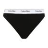 Calvin Klein Underwear Plus String bugyik  fekete / fehér