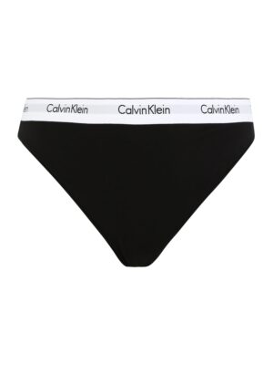 Calvin Klein Underwear Plus String bugyik  fekete / fehér