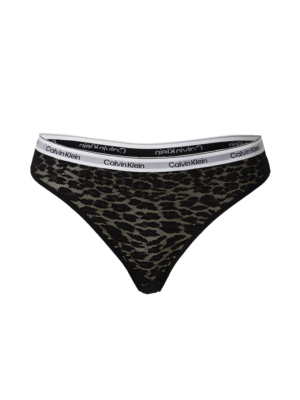 Calvin Klein Underwear String bugyik  fekete / fehér-Ár