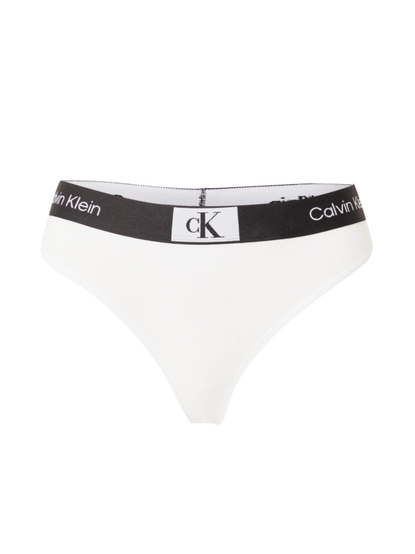 Calvin Klein Underwear String bugyik  fekete / fehér-Hungary