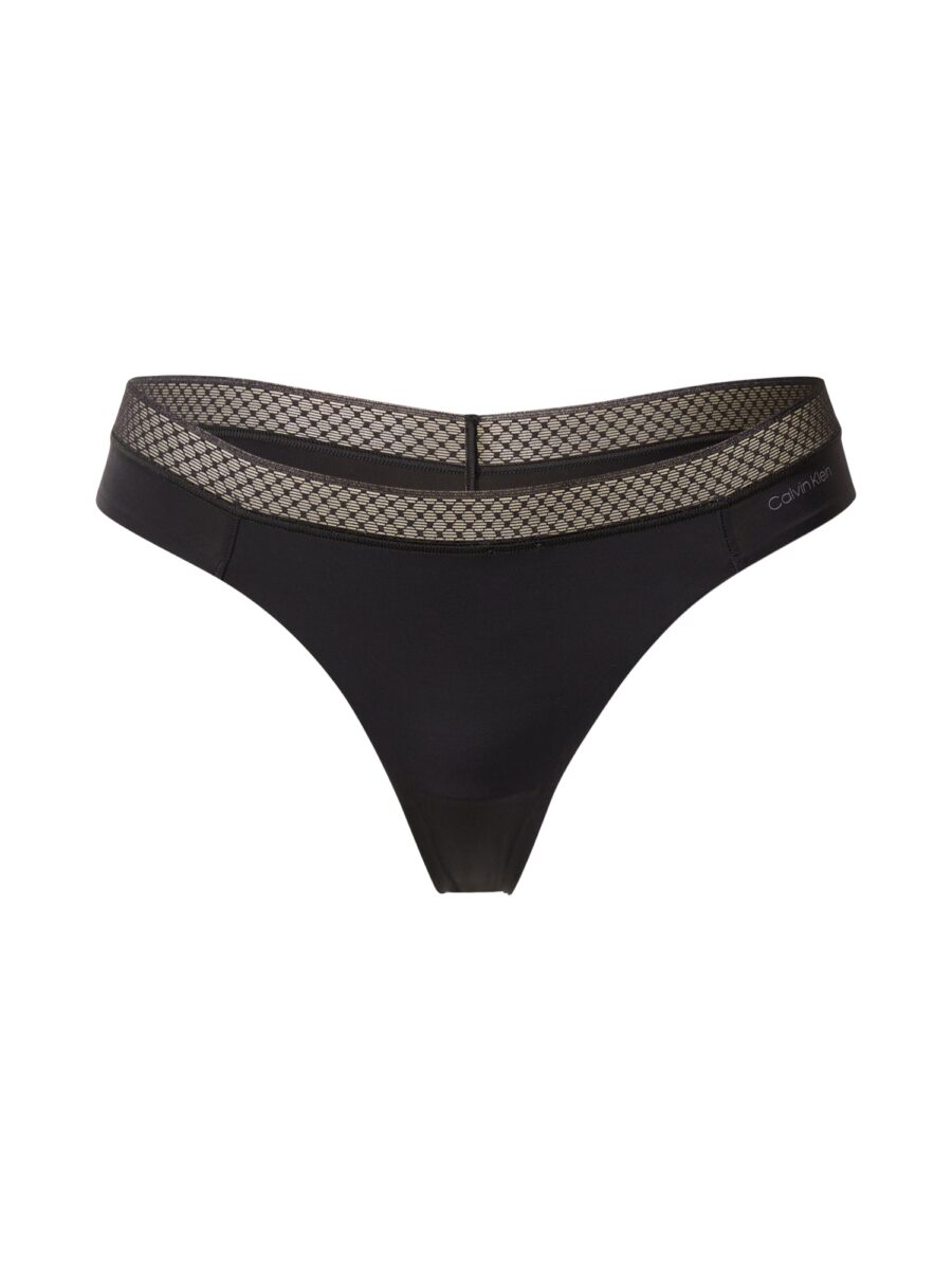Calvin Klein Underwear String bugyik  fekete-hu