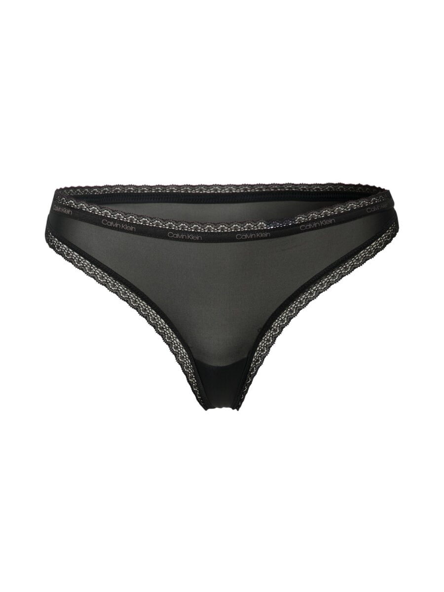 Calvin Klein Underwear String bugyik  fekete-hu
