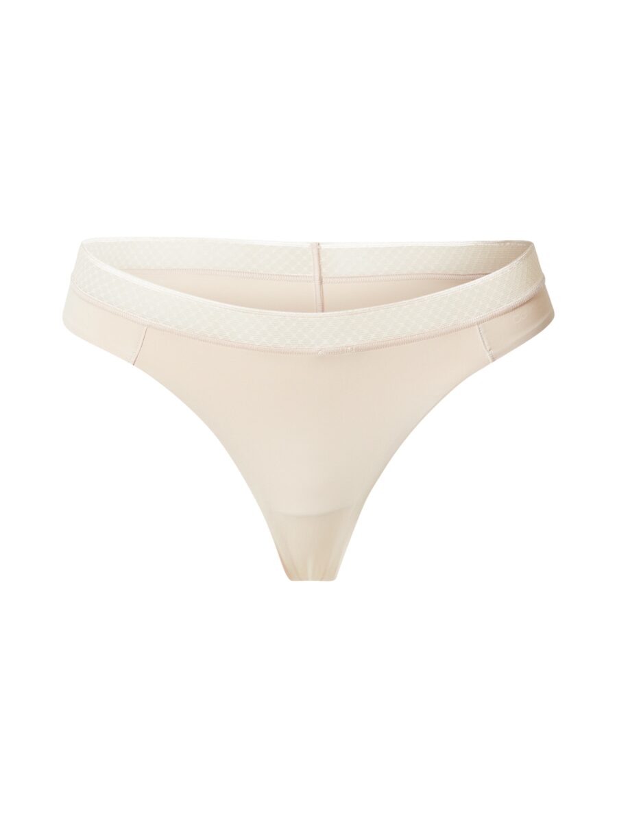 Calvin Klein Underwear String bugyik  krém / világos bézs-hu