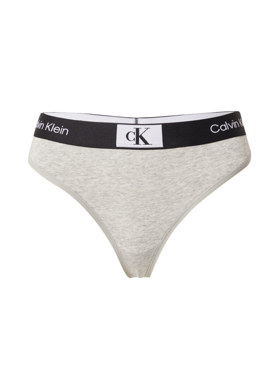 Calvin Klein Underwear String bugyik  világosszürke / fekete / fehér-Hungary