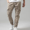 Camo Cargo Jogging Pants Sand Camouflage