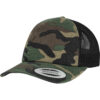 Camo Trucker Beanie woodcamo/blk