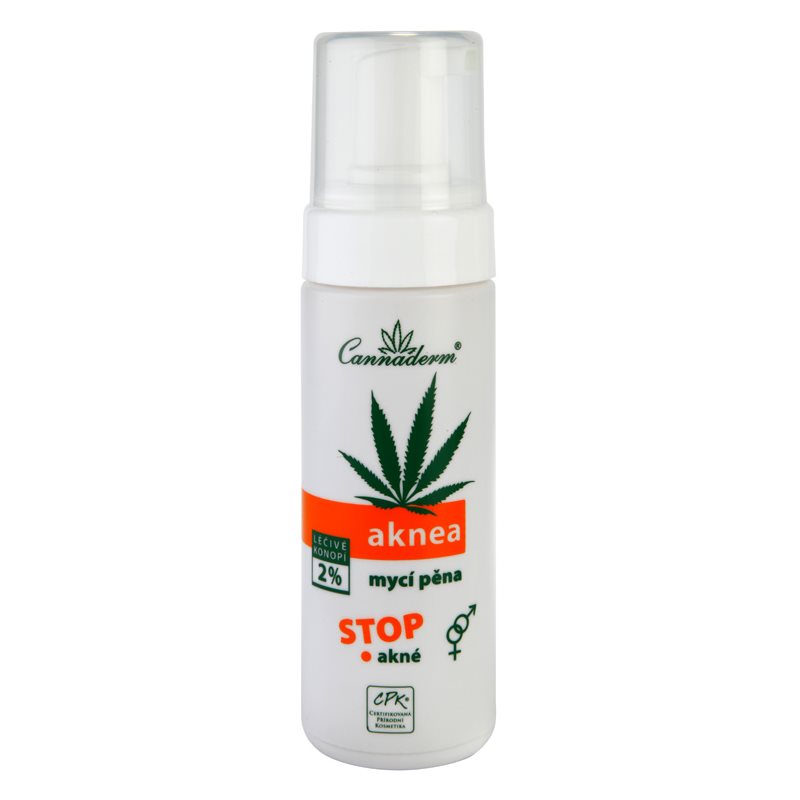 Cannaderm Aknea Washing Foam tisztító hab a problémás bőrre 180 ml-Ár