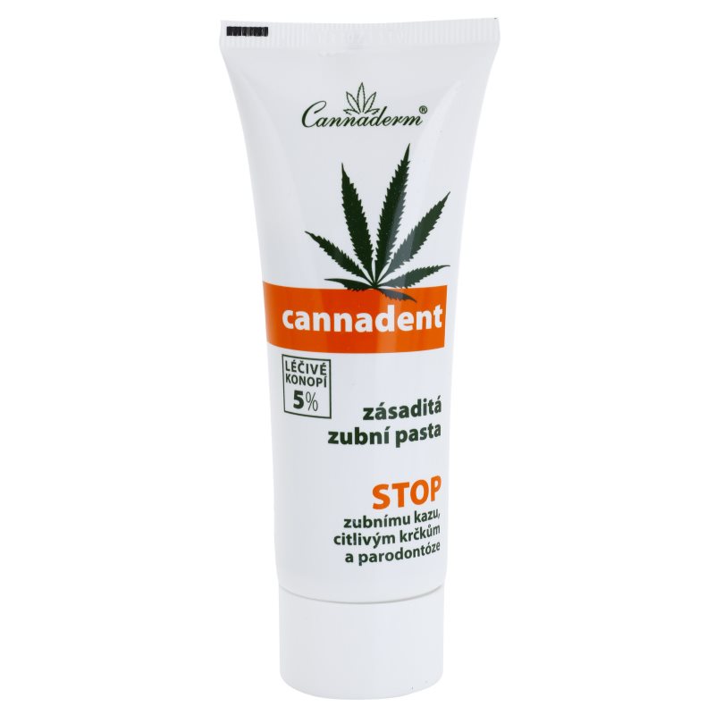 Cannaderm Cannadent Alkaline toothpaste fogkrém gyógynövényekkel kender olajjal 75 g-Ár