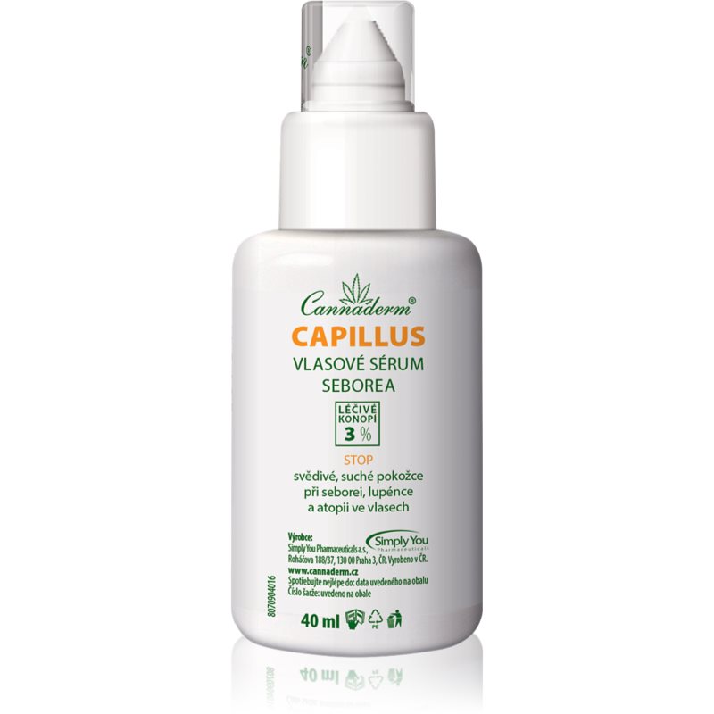 Cannaderm Capillus Seborea Hair Serum aktív szérum száraz