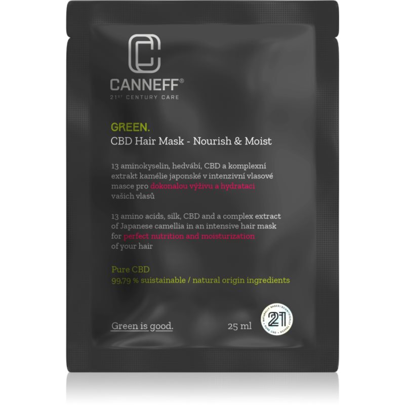Canneff Green CBD Hair Mask regeneráló és hidratáló hajmaszk 25 ml-Ár