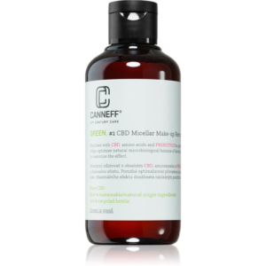 Canneff Green CBD Micellar Make-up Remover tisztító és lemosó micellás víz 200 ml-Ár