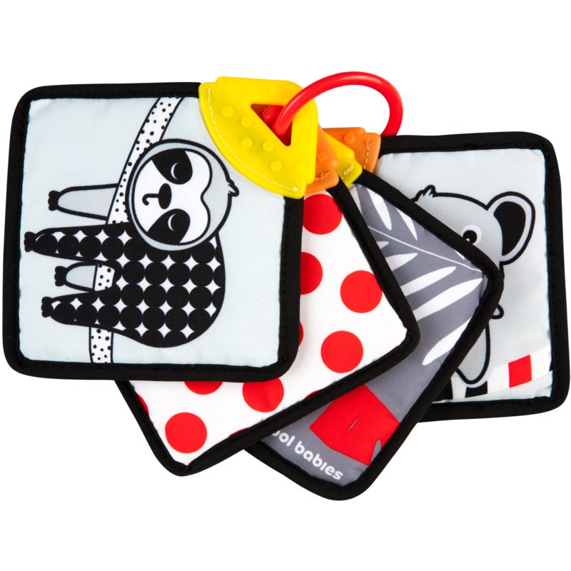 Canpol babies BabiesBoo Sensory Cards with Teether forgatható könyvecske rágókával 1 db
