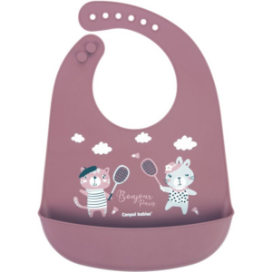 Canpol babies Bonjour Paris Bibs előke Pink 1 db-Ár