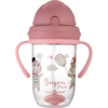 Canpol babies Bonjour Paris Cup bögre szívószállal Pink 270 ml-Ár