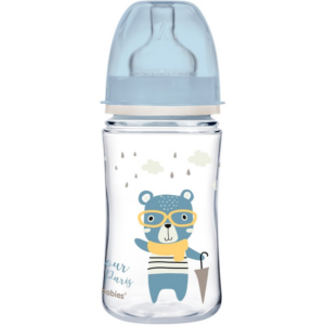 Canpol babies Bonjour Paris cumisüveg 3m+ Blue 240 ml-Ár