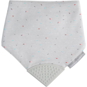 Canpol babies Cloth Bib with Teether előke rágókával Grey 1 db-Ár