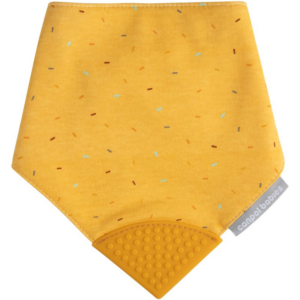 Canpol babies Cloth Bib with Teether előke rágókával Yellow 1 db-Ár